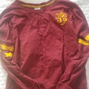 Harry Potter Gryffindor long sleeve shirt Size XL
